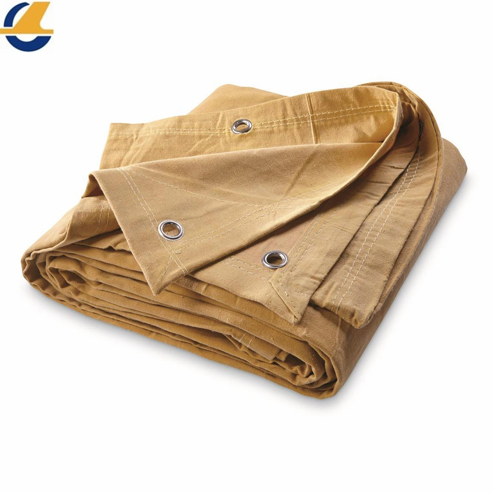 Waterproof Canvas Fabric Wax Coated Canvas Tarpaulin - China