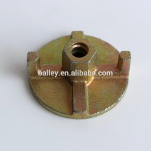 Scaffolding tie rod wing nut screw
