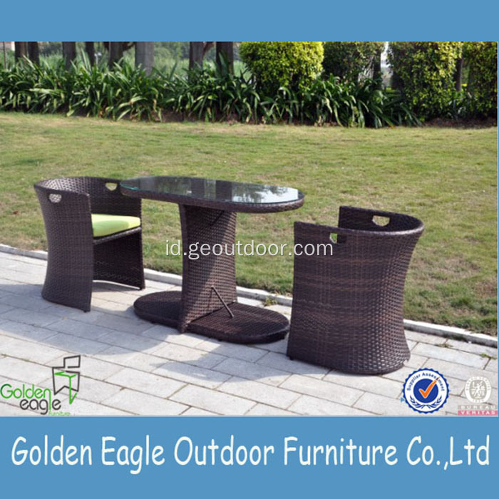 Garden Treasures Outdoor Furniture Bersenjata Kursi 3pcs