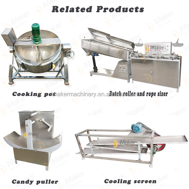 Automatic candy batch roller ,  rope sizer machine for candy