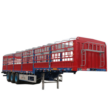 Enclosed Trailer Bulk Cargo Transportation Semi Trailer Fence Semi Trailer