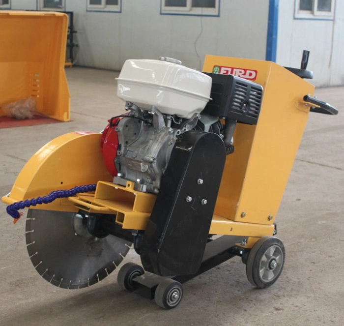 High performance Gasoline Hand Push Road Saw Concrete Pavement Cutter