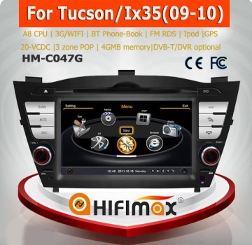 Hifimax car audio for hyundai tucson car audio ix35 with vedio navigation mutimedia player