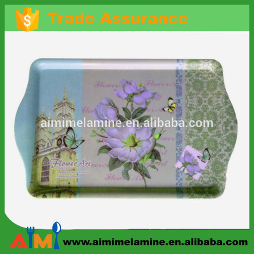 Custom melamine full printing tray set