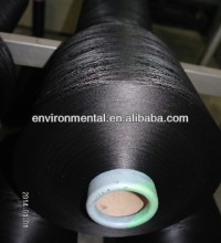 100% polyester semi dull DTY 100D/36F dope dyed black NIM dty polyester yarns