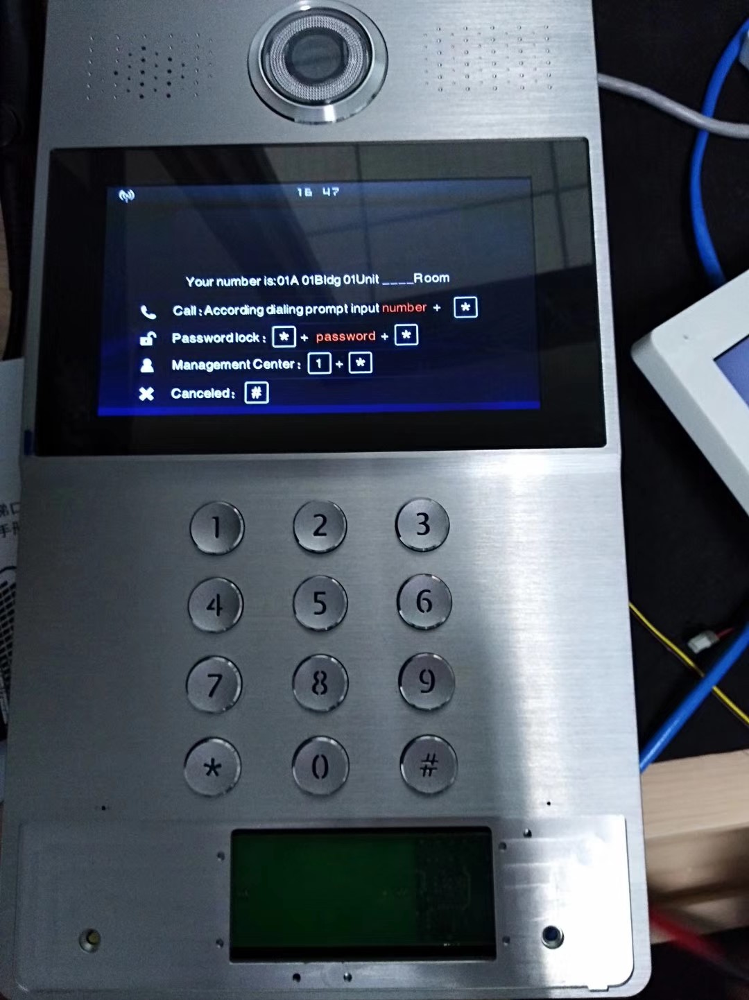 Điện thoại cửa video IP IP video door phone