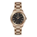 Roman Numeral Engraved Dial Women's Watch