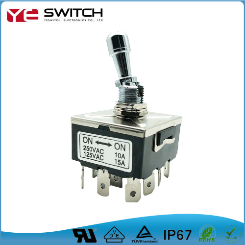 250VAC On-On-On Toggle Switch