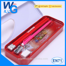 Pencil Box Set with ruler/pencils/rubber/pencil sharpener/auto pencil