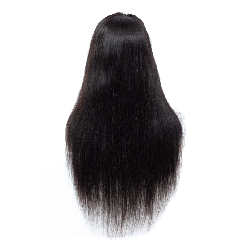 Indian No Mixed Pure And Healthy Body Wave Human Hair Full Lace Wigs
