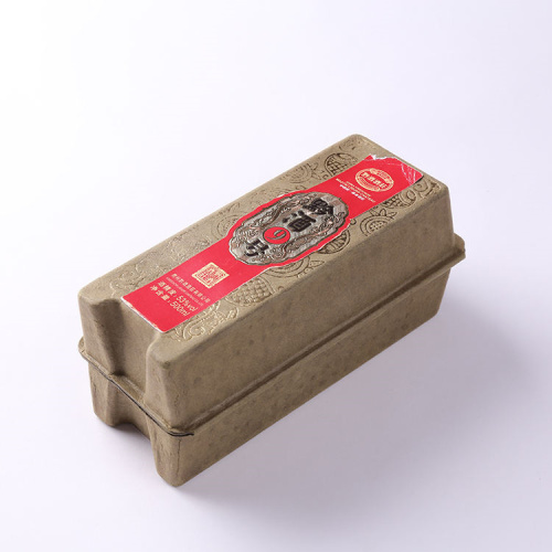 Molded Paper Pulp Wine Bottle Packaging Package Box