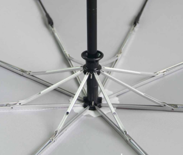 Silver automatic opening and closing umbrella