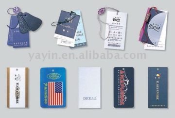 Various paper garment hangtags/jeans hangtags/bag hangtags