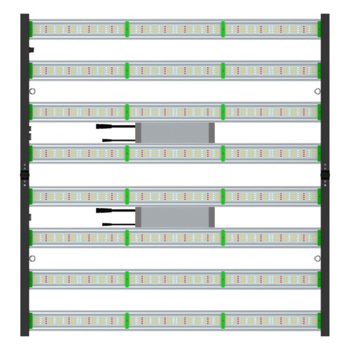 Lm301H折りたたみ式LEDグローライト植物用8ストリップ