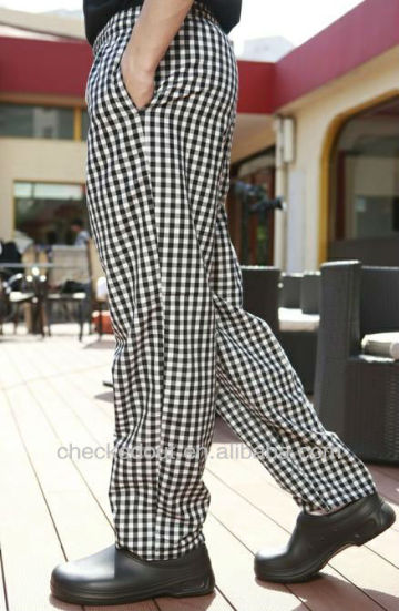 chef pants/checker chef trousers/ kitchen trousers/cooking pants