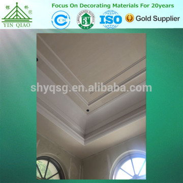 Building construction material gypsum ceiling cornice