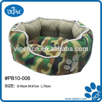 Camo Green paw pet round cushion