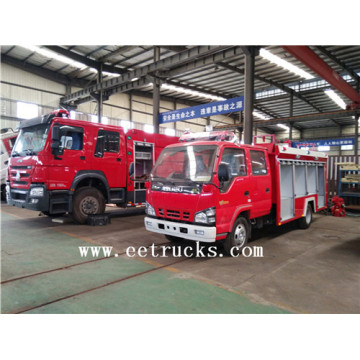 Camions de pompiers de la tour d&#39;eau d&#39;ISUZU 5ton