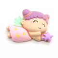 3D-Figuren Cartoon Angel Resin Cabochon für Armband Charme Fairy Garden Miniaturen DIY Supplies Home Decorations