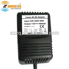 EI-41 wall mount AC DC 7.5v 1000ma linear power supply