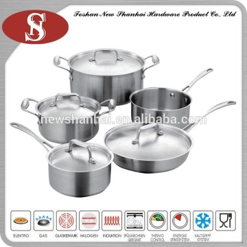 High quality steel happy baron cookware set