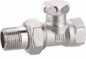 Brass Globe Backwater Valve with Nickel Plated