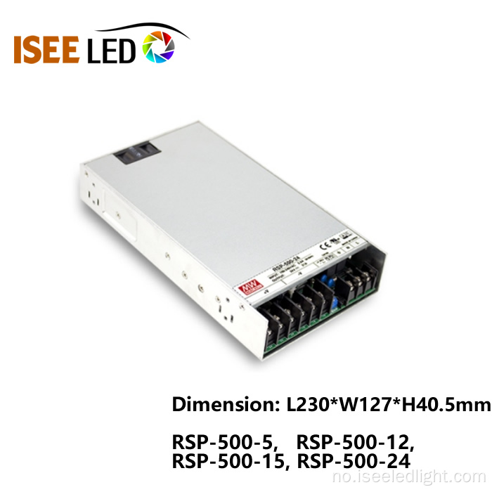 MeanWell Switching strømforsyning RSP-200 med PFC