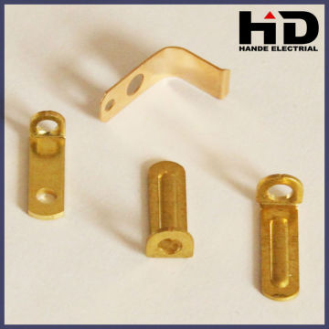 small brass hardware parts