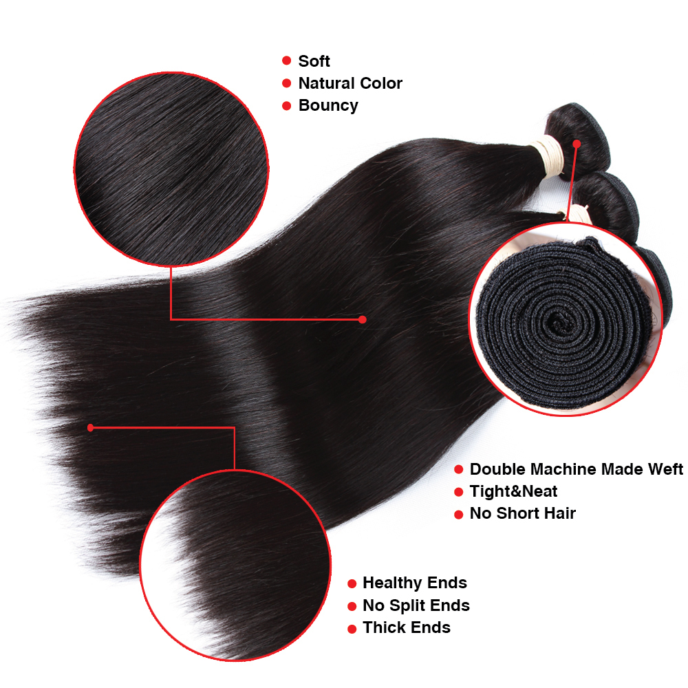 Wholesale virgin brazilian hair bundles with closure