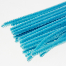 DIY Pipe Cleaners chenille stem chritmas decoration Cyan assorted