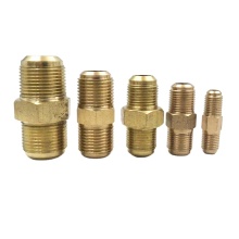 Pipe Fitting Male Threading Nipples NPT Brass Hex Nipple