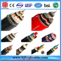 20KV 1 * 70sqmm Conductor de aluminio XLPE Aislamiento PVC Cubierta externa Cable de alimentación y cables