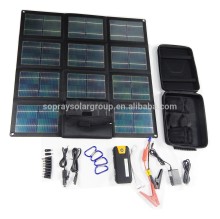 30W CIGS portable flexible solar charger for mobile and other electronics