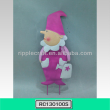 Colored Santa Claus Iron Garden Decor