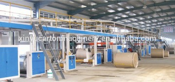 corrugated carboard carton box production line