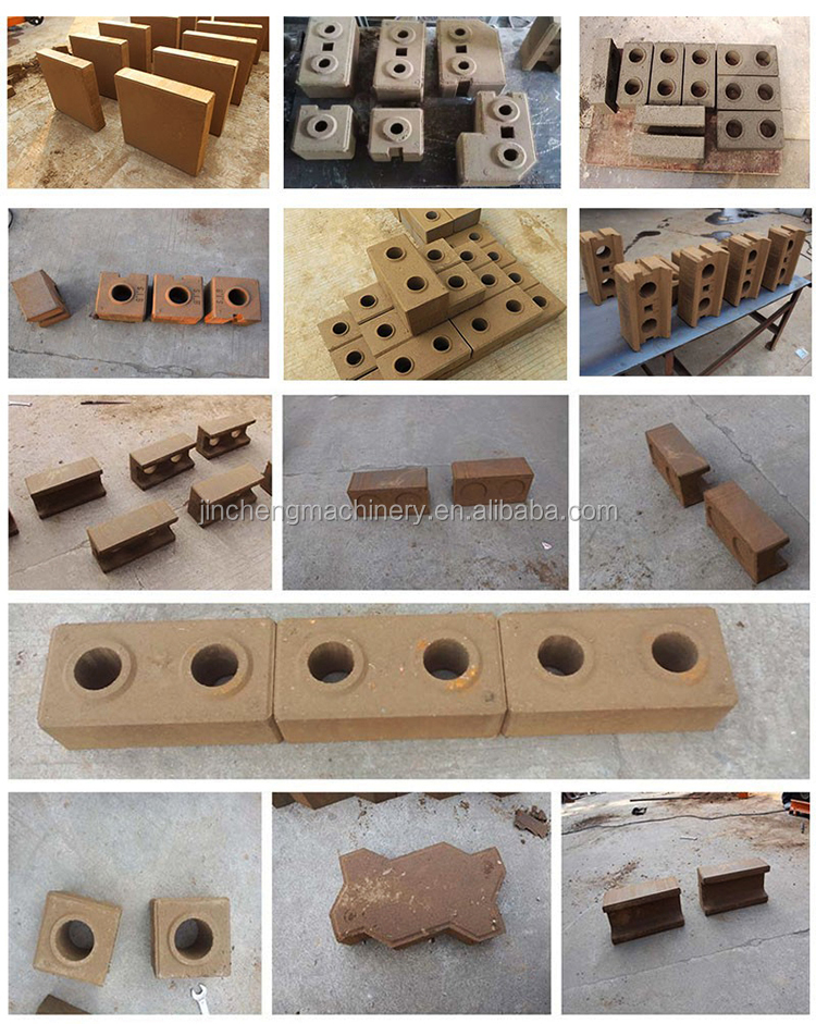 Jc2-10 Soil Interlocking Compressed Earth Block Clay Brick Making ...