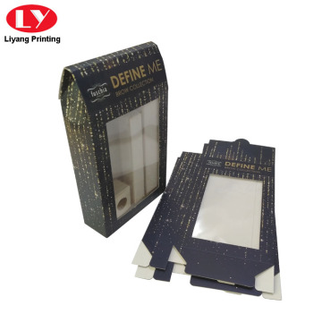 Custom Cosmetic Box Packaging Boxes with PVC Window