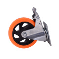 3 بوصة برتقالية متوسطة واجب العجلة PVC العجلة
