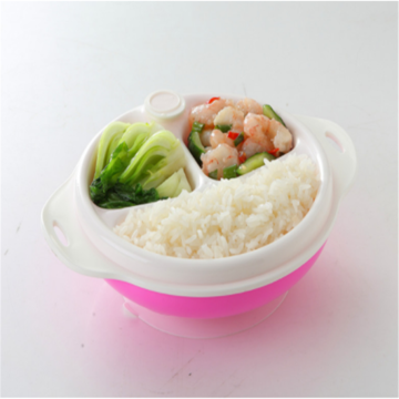 Bayi PP pinggan mangkuk Double Layer Heat Resistant Bowl