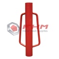 Paint Red T Post Driver Manual Metal