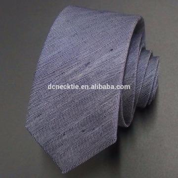navy linen tie