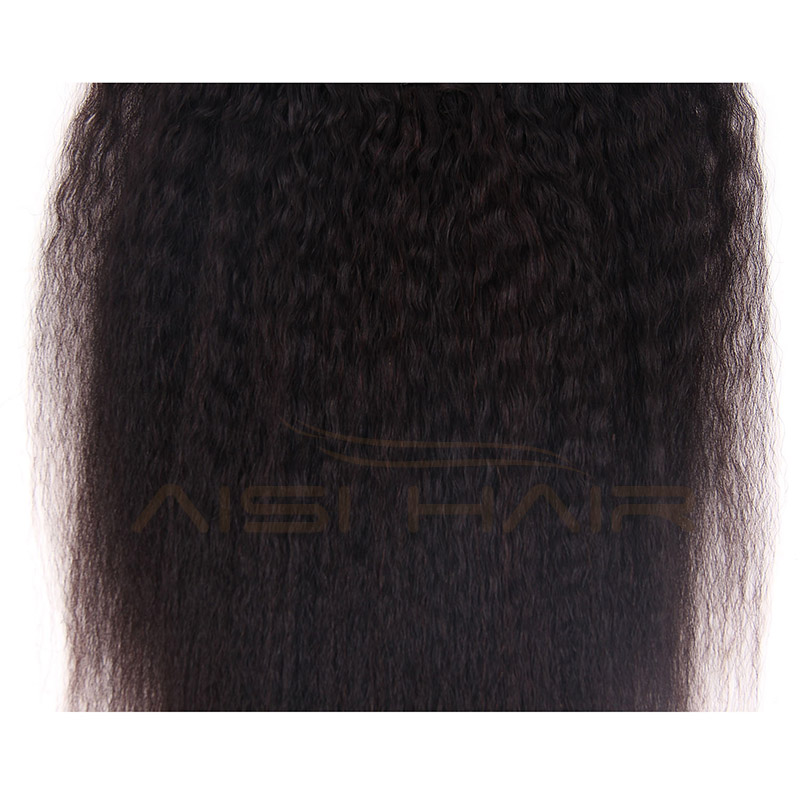 Wholesale Price Natural Black 100%  Human Hair Brazilian Clip In Hair Extensions