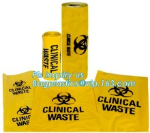 Autoclaving, Sterilization and Lab Washers; Autoclave Bags, Polyethylene Biohazard Autoclave Bags without Steriliz, Red Biohaza