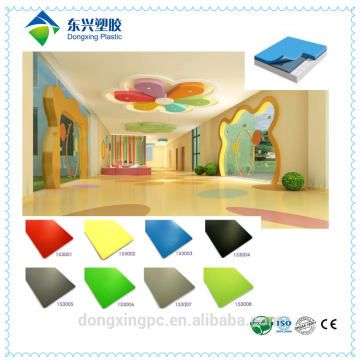 pvc flooring sheet for kindergarten plastic flooring