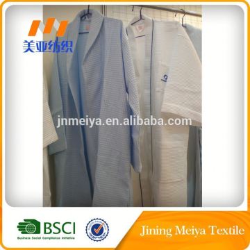 Luxury Hotel Embroidery Waffle Bathrobe With Logo