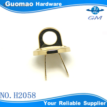 golden small purse decorative accessory metal hardware