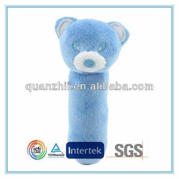 Made in China Blue bear baby rattle