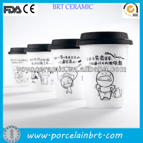 ceramic good fancy promotional drink cups