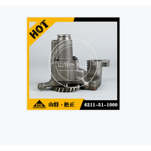 6D140 Bulldozer Oil Pump 6211-51-1000 untuk Bahagian Bulldozer