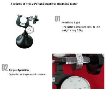 Portable Rockwell Hardness Tester/Sclerometer/Rockwell Sclerometer/Hardness Tester Rockwell/Durometer/Rockwell Durometer/Steel Rockwell/Casting Rockwell